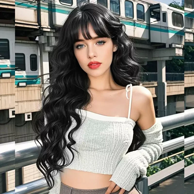 파티 헤드웨어 리플 가발 커버 여성 데일리룩 매치 울  - Women'S Accessories Clothing 리뷰 및 가격