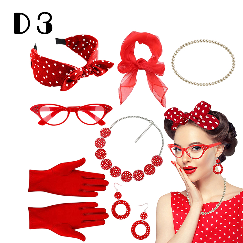 50년대 복고풍 의상 액세서리 여성 1950년대 멋진  - Women'S Accessories In The 1950S 리뷰 및 가격